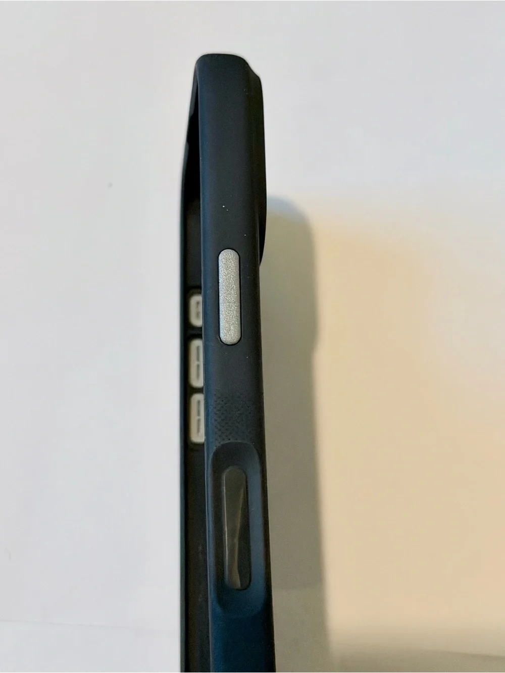 Spigen Black Silicone iPhone 17 Case